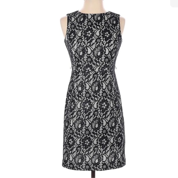 Calvin Klein Women’s Black Cocktail Dress Sleeveless Size 12P - Picture 2 of 9